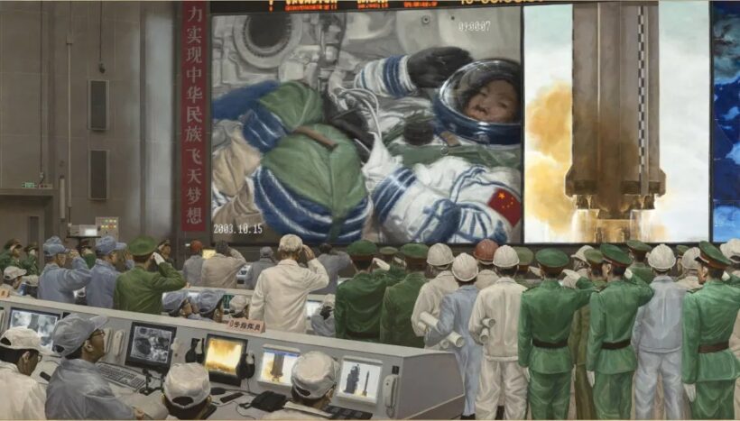 光辉历程 时代丹青——庆祝中国共产党成立105周年美术作品展在京开展插图10中国题字网