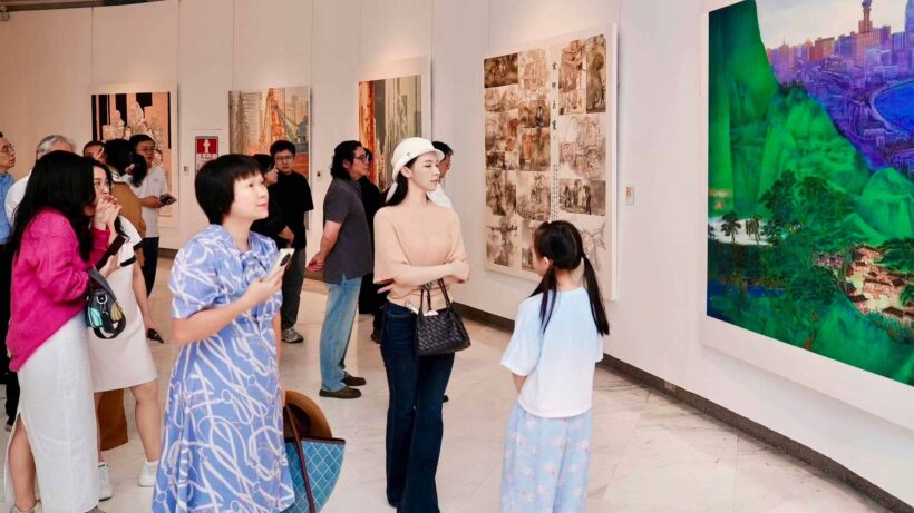 “时代湾区”美术作品展览在深圳开幕插图7中国题字网