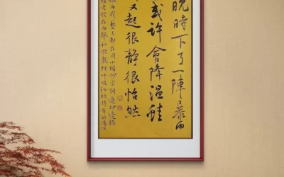 韦斯琴草书横幅